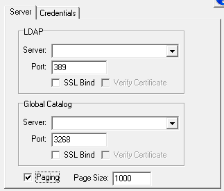 Connection Profiles - Server