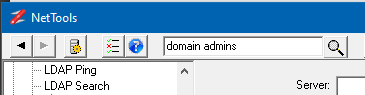 Quick Search - Domain Admins