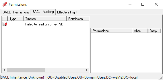 Failed to read or convert SD